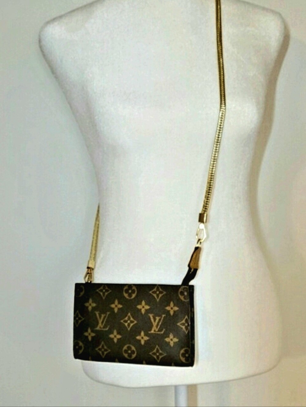 Auth Louis Vuitton Monogram Pouch